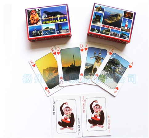 外國(guó)風(fēng)景牌 紙撲克 寬牌63x88mm